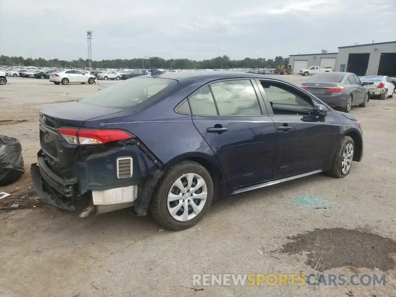 3 Photograph of a damaged car JTDEPMAE9NJ194418 TOYOTA COROLLA 2022