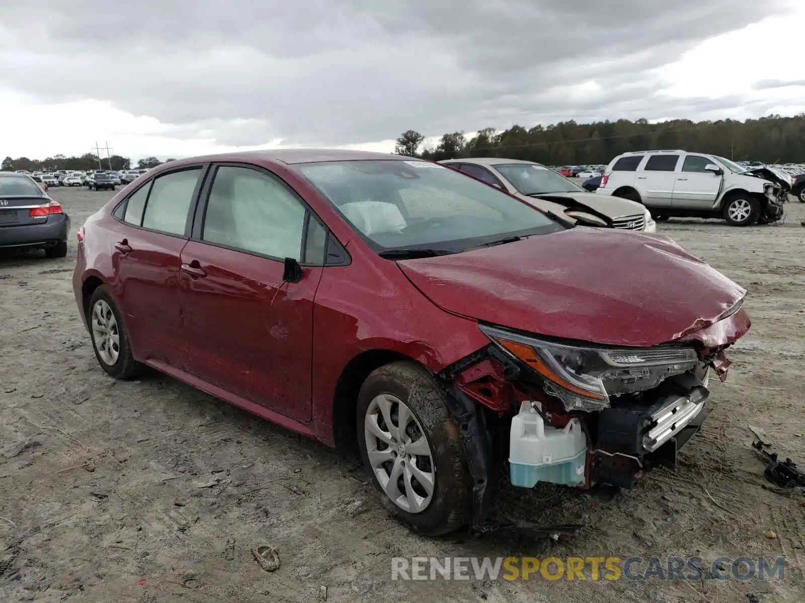 1 Photograph of a damaged car JTDEPMAE9NJ194726 TOYOTA COROLLA 2022