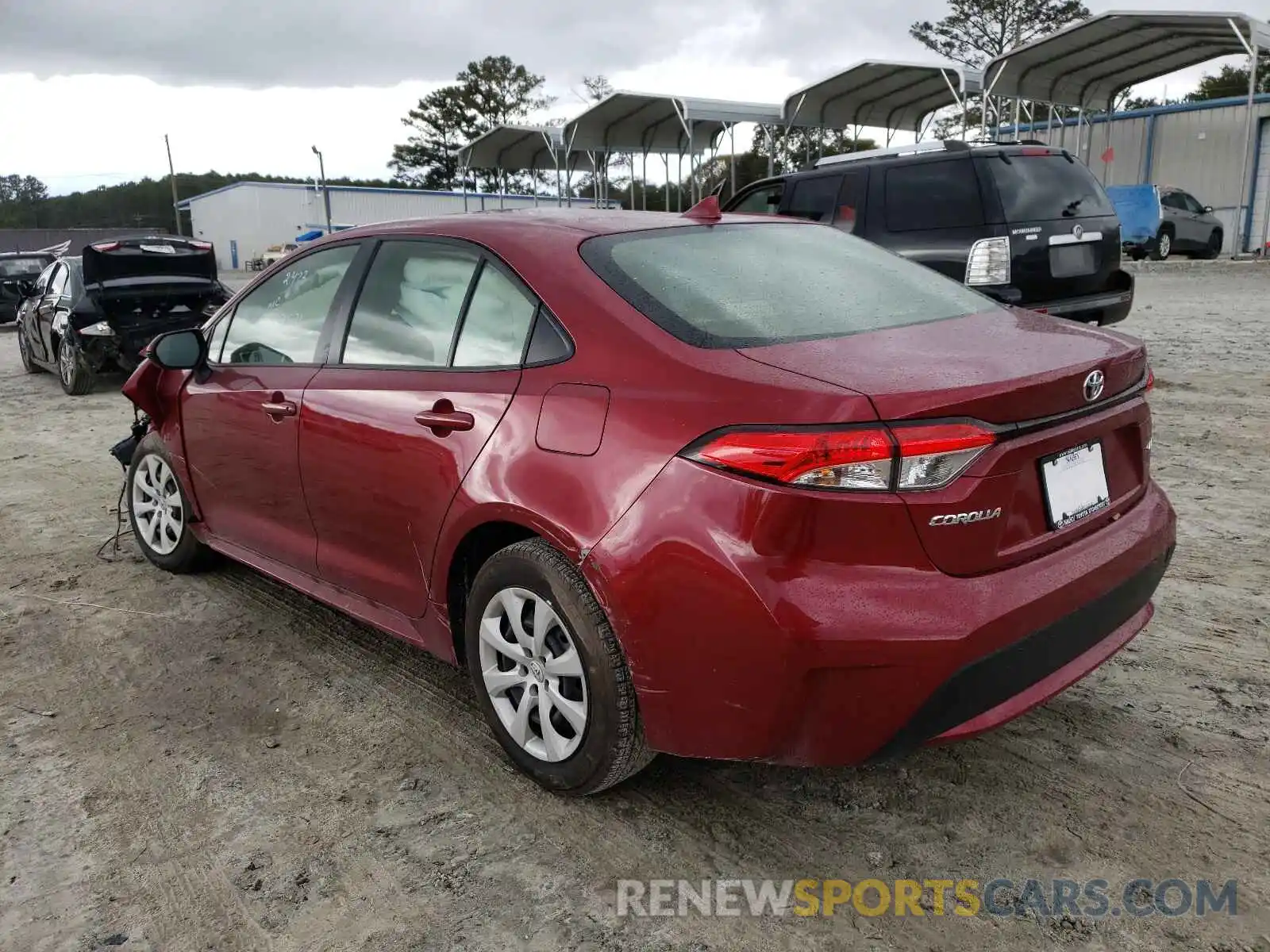 3 Photograph of a damaged car JTDEPMAE9NJ194726 TOYOTA COROLLA 2022