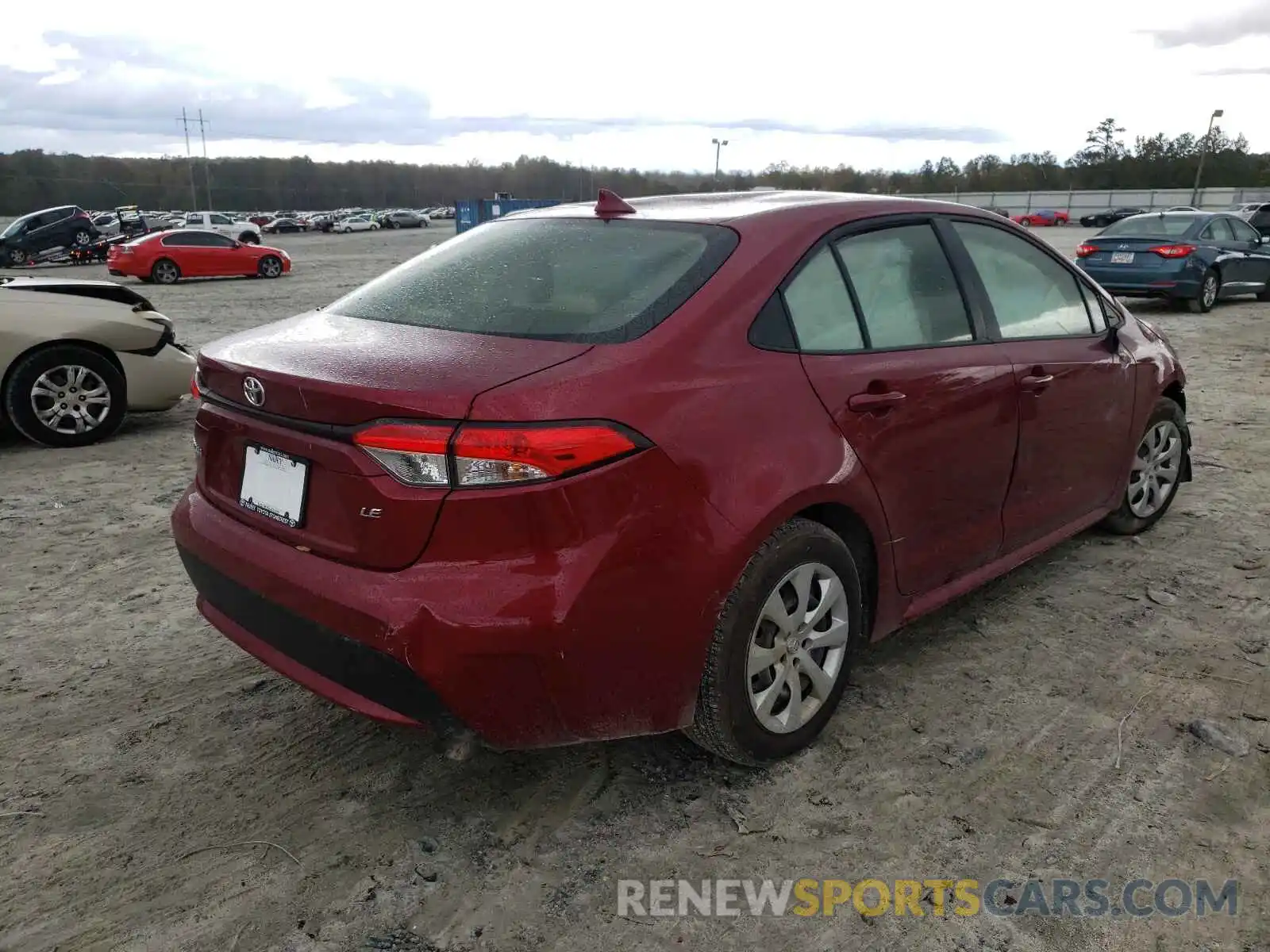 4 Photograph of a damaged car JTDEPMAE9NJ194726 TOYOTA COROLLA 2022