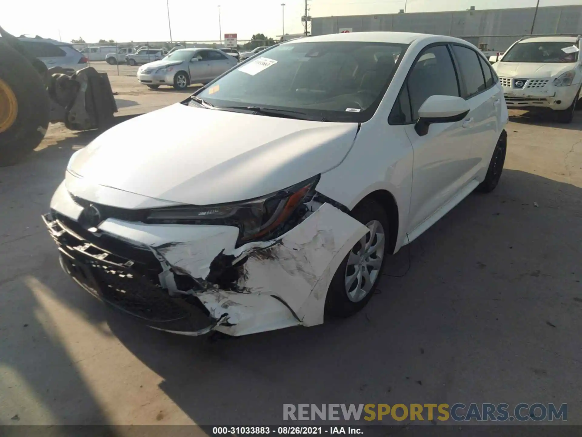 2 Photograph of a damaged car JTDEPMAE9NJ195682 TOYOTA COROLLA 2022