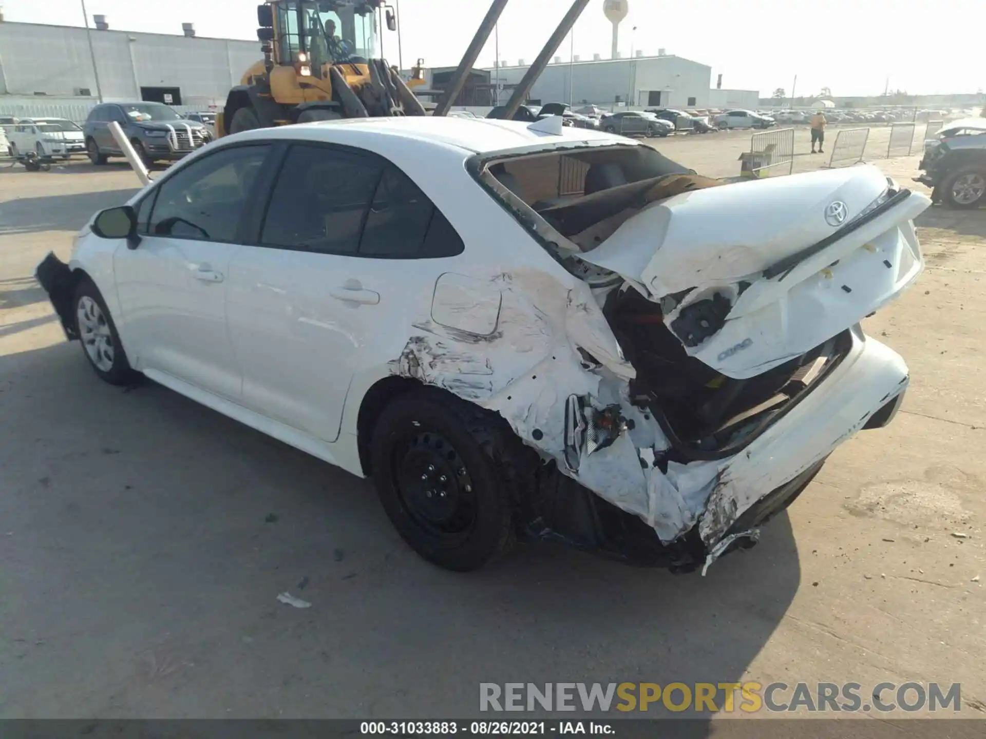 3 Photograph of a damaged car JTDEPMAE9NJ195682 TOYOTA COROLLA 2022