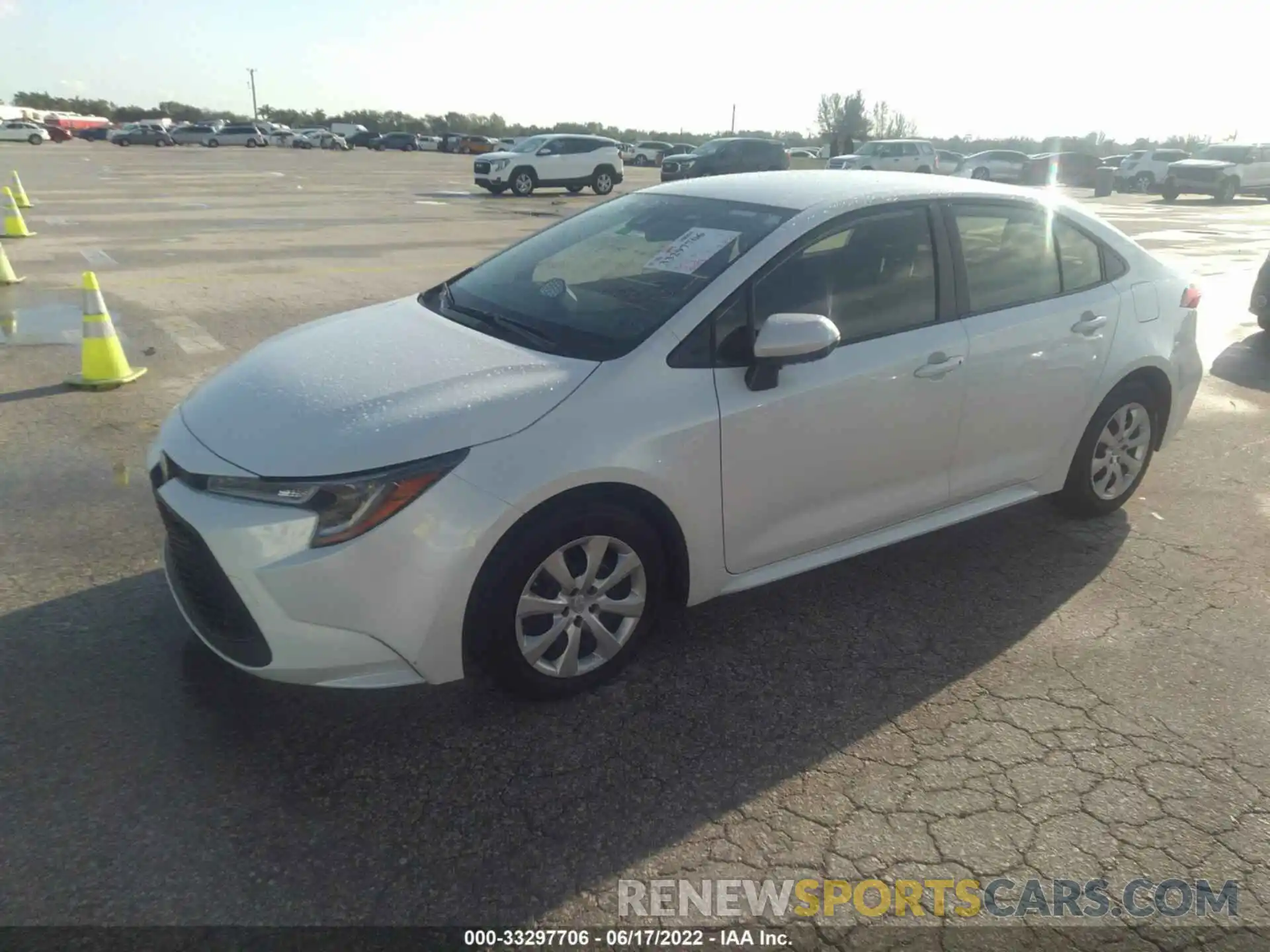 2 Photograph of a damaged car JTDEPMAE9NJ196993 TOYOTA COROLLA 2022