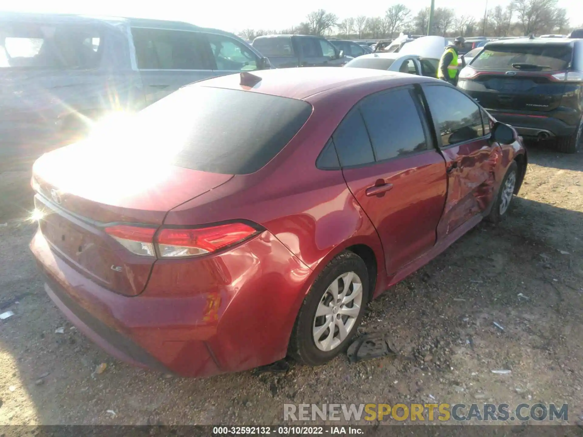 4 Photograph of a damaged car JTDEPMAE9NJ198081 TOYOTA COROLLA 2022