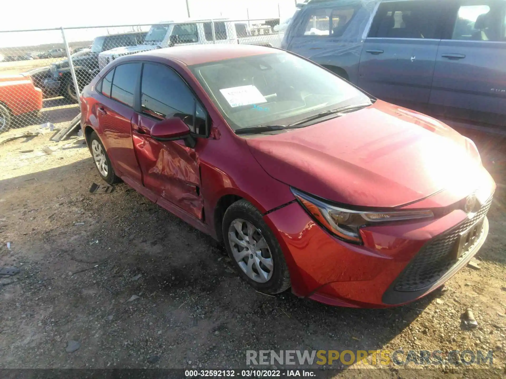 6 Photograph of a damaged car JTDEPMAE9NJ198081 TOYOTA COROLLA 2022