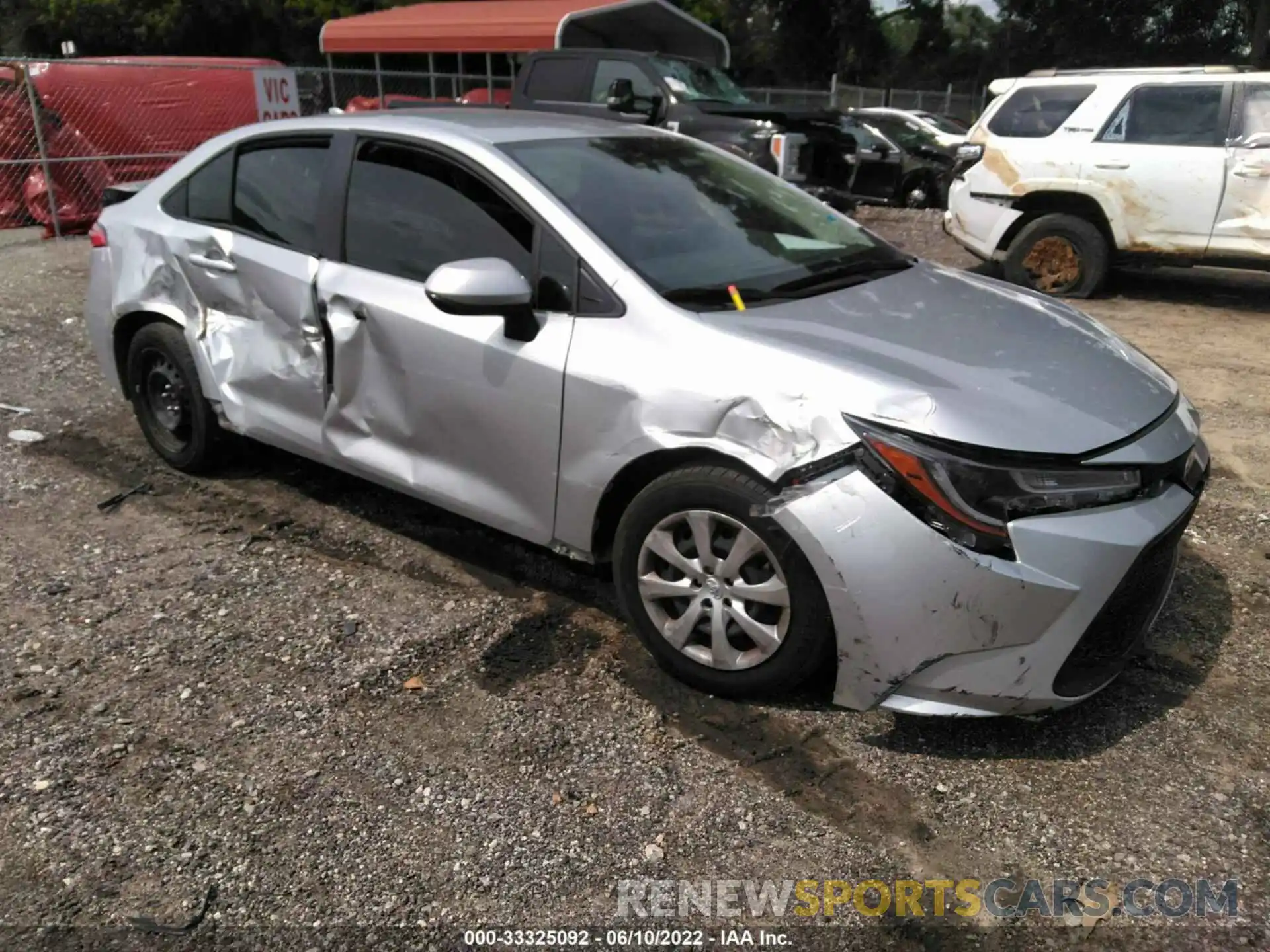 1 Photograph of a damaged car JTDEPMAE9NJ199036 TOYOTA COROLLA 2022