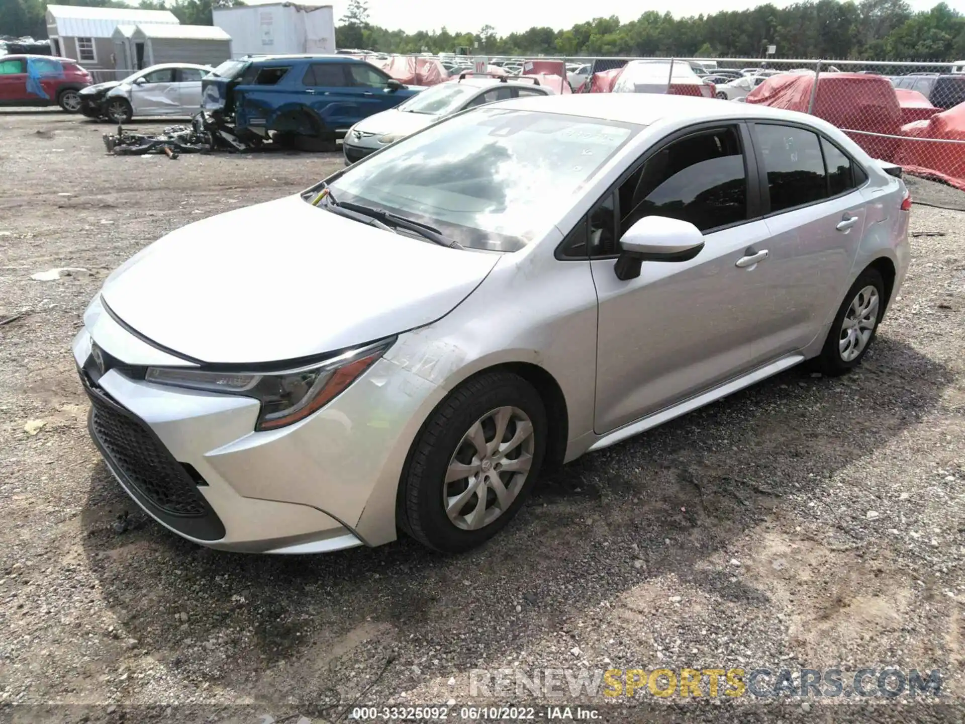 2 Photograph of a damaged car JTDEPMAE9NJ199036 TOYOTA COROLLA 2022