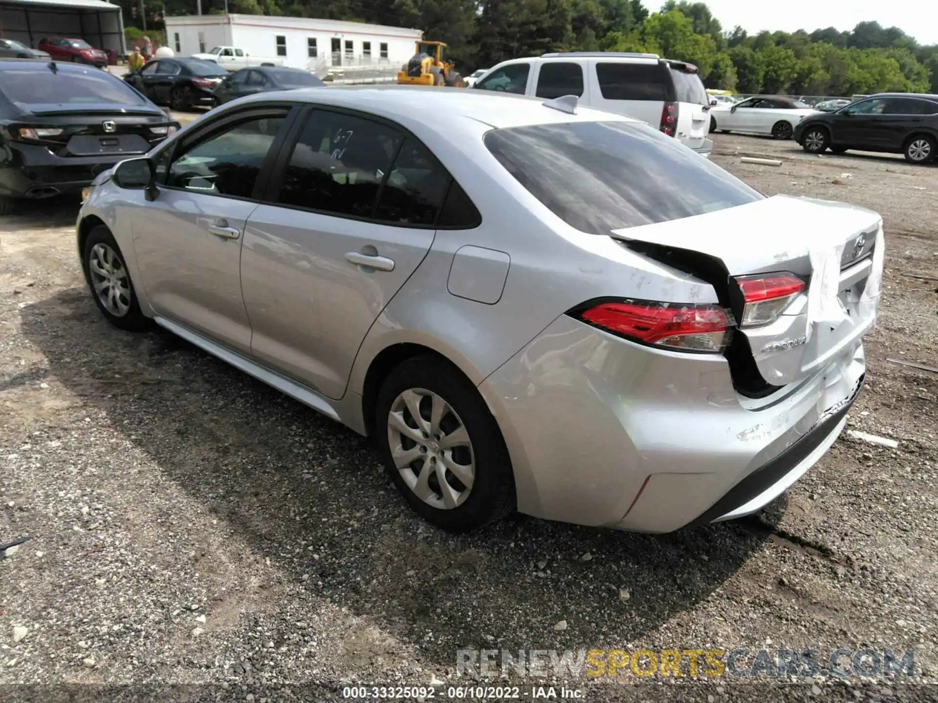 3 Photograph of a damaged car JTDEPMAE9NJ199036 TOYOTA COROLLA 2022