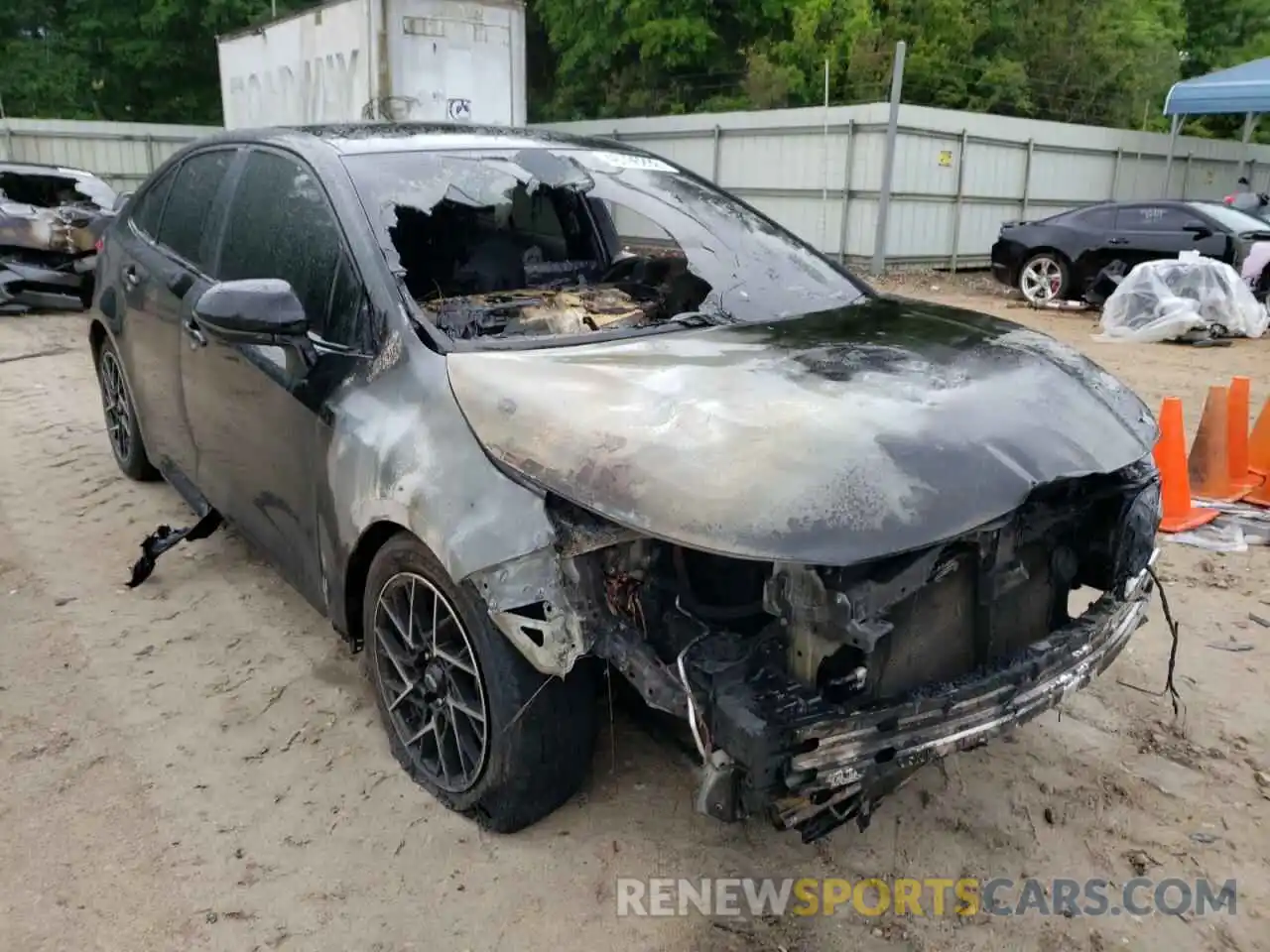 1 Photograph of a damaged car JTDEPMAE9NJ199246 TOYOTA COROLLA 2022