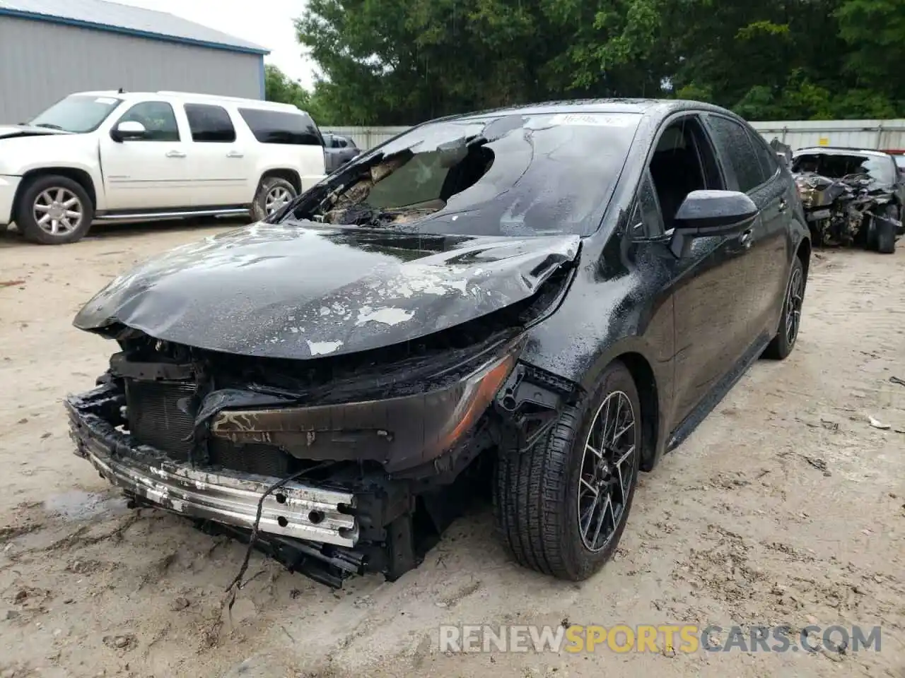 2 Photograph of a damaged car JTDEPMAE9NJ199246 TOYOTA COROLLA 2022