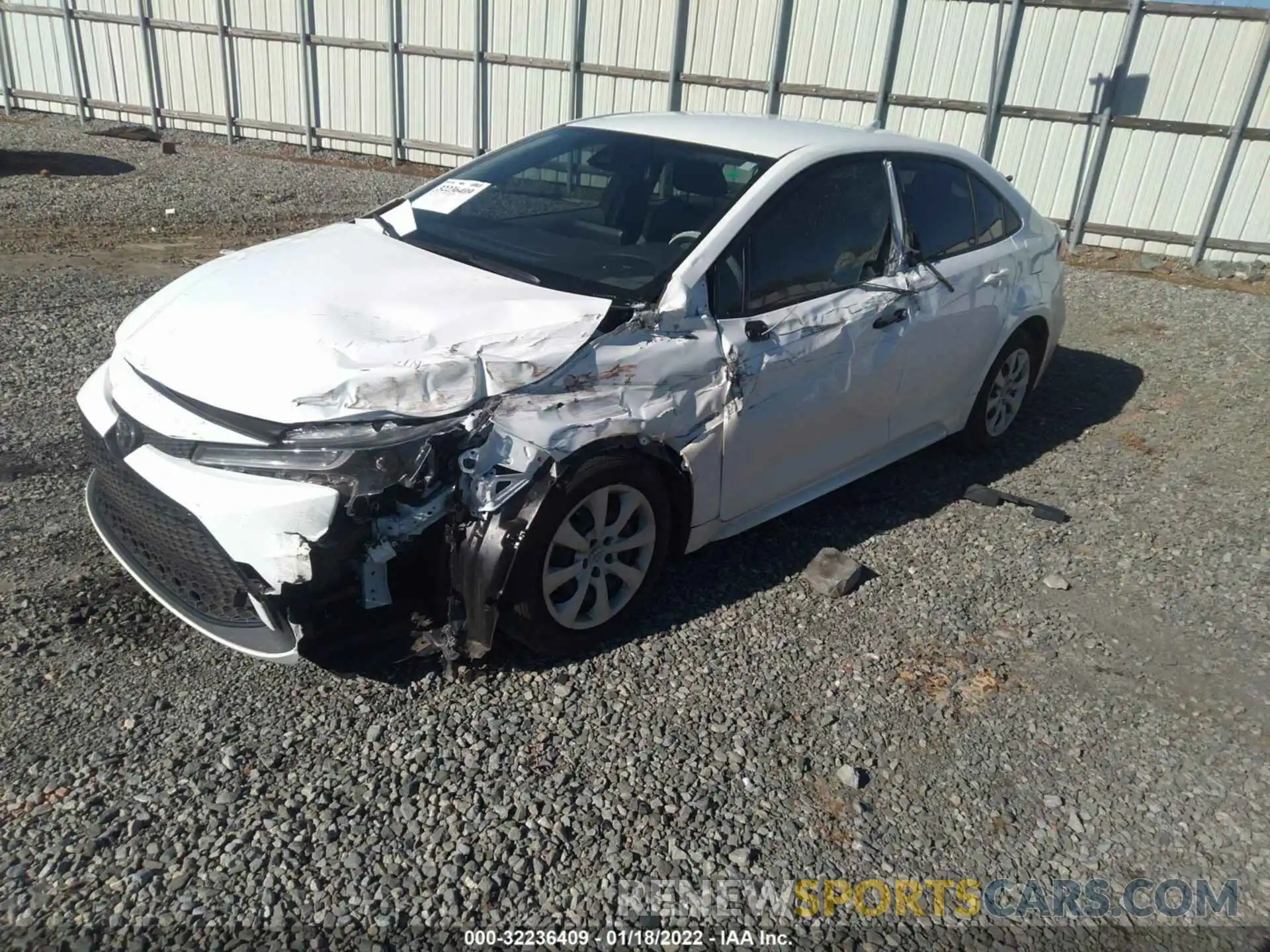 2 Photograph of a damaged car JTDEPMAE9NJ199862 TOYOTA COROLLA 2022