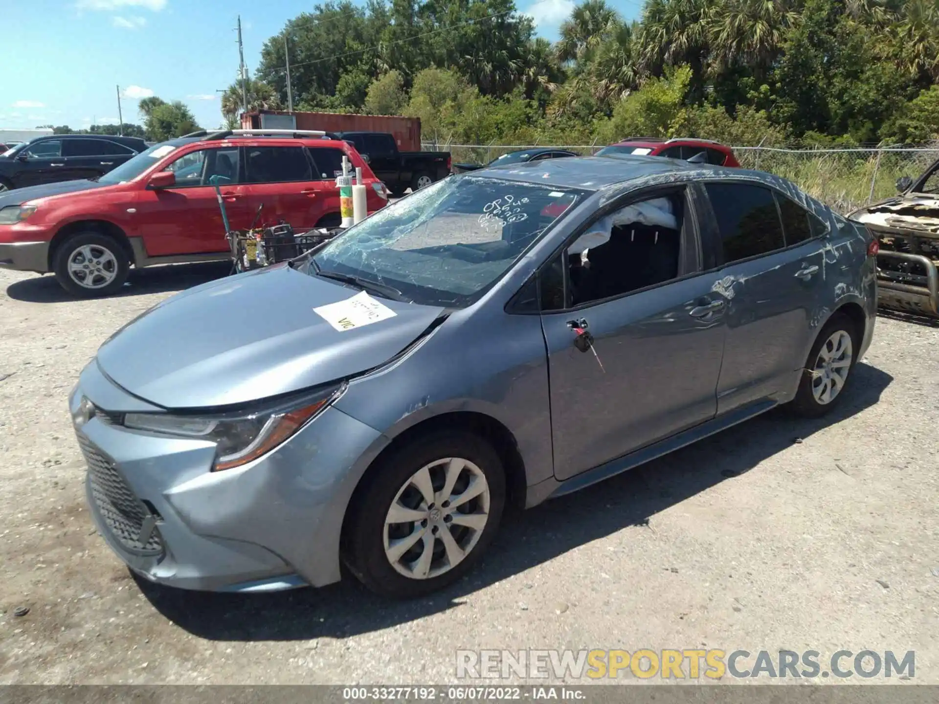 2 Photograph of a damaged car JTDEPMAE9NJ200105 TOYOTA COROLLA 2022