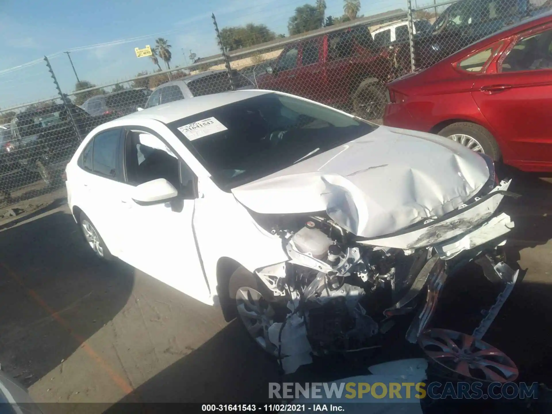 1 Photograph of a damaged car JTDEPMAE9NJ200296 TOYOTA COROLLA 2022