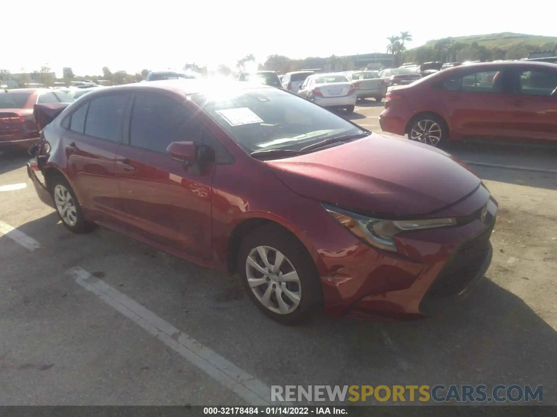 1 Photograph of a damaged car JTDEPMAE9NJ201416 TOYOTA COROLLA 2022