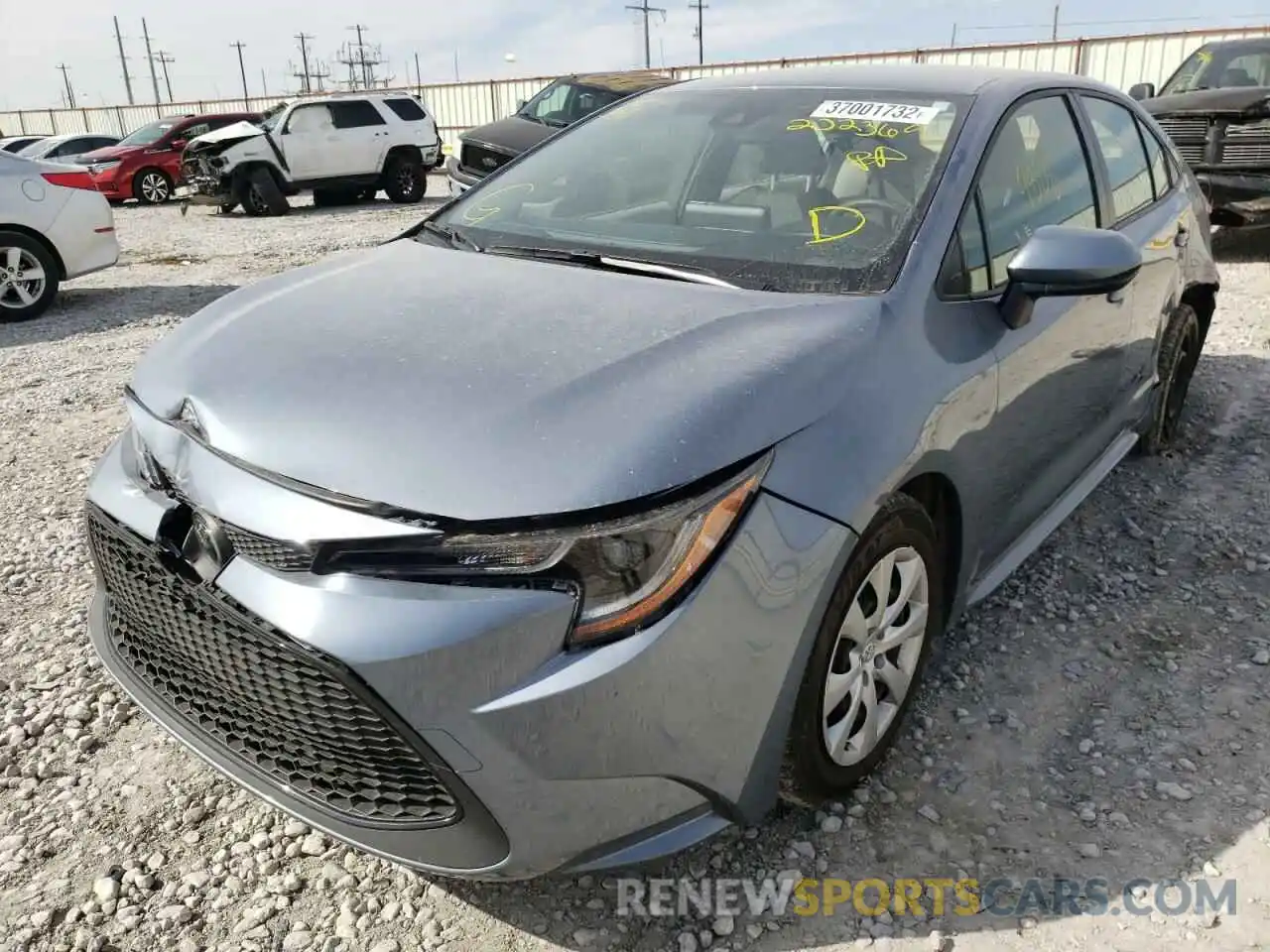 2 Photograph of a damaged car JTDEPMAE9NJ202369 TOYOTA COROLLA 2022