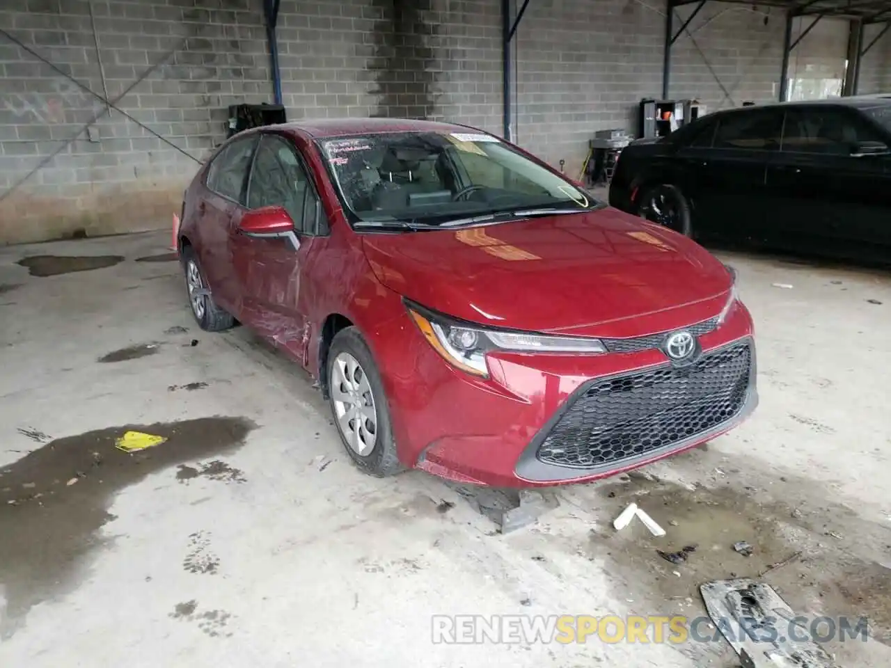 1 Photograph of a damaged car JTDEPMAE9NJ203893 TOYOTA COROLLA 2022