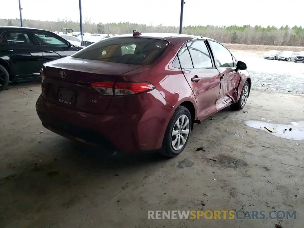 4 Photograph of a damaged car JTDEPMAE9NJ203893 TOYOTA COROLLA 2022