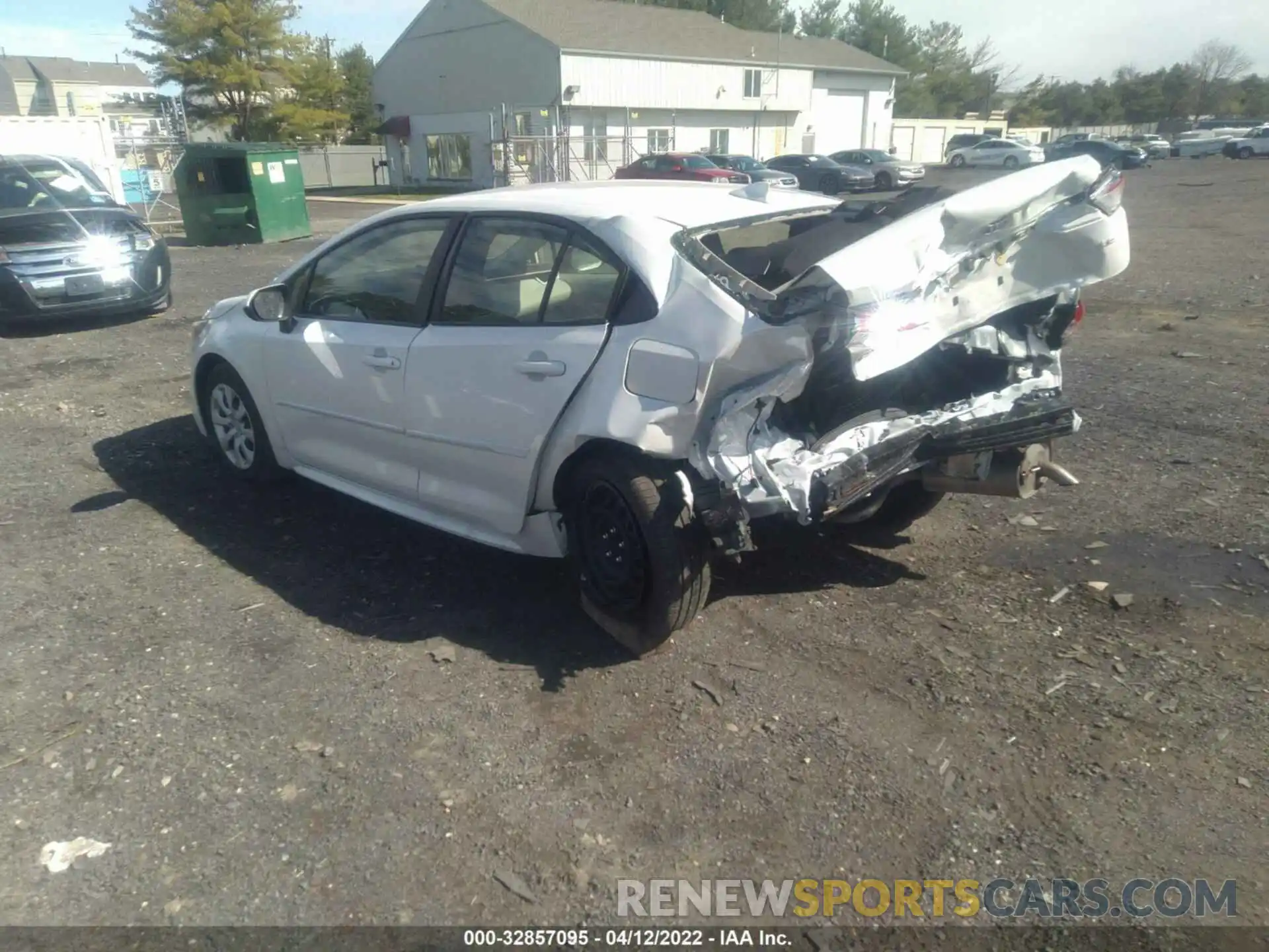 3 Photograph of a damaged car JTDEPMAE9NJ204283 TOYOTA COROLLA 2022