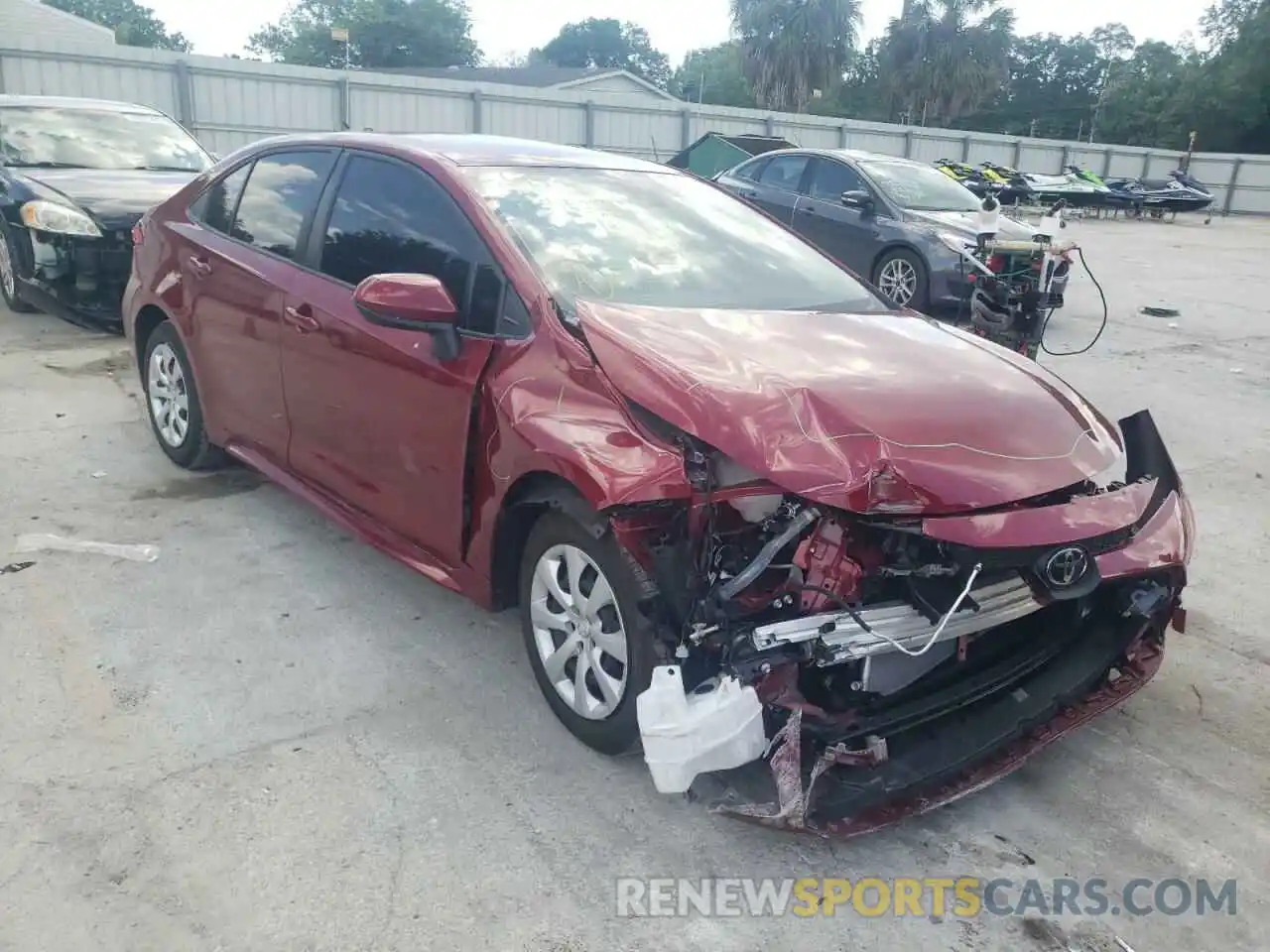 1 Photograph of a damaged car JTDEPMAE9NJ204509 TOYOTA COROLLA 2022