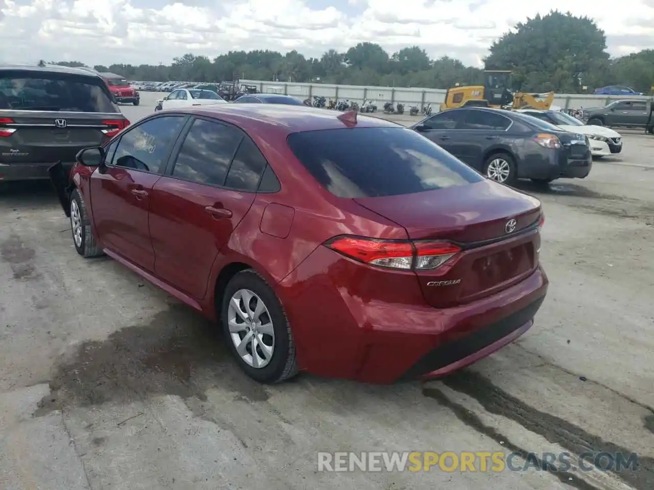 3 Photograph of a damaged car JTDEPMAE9NJ204509 TOYOTA COROLLA 2022