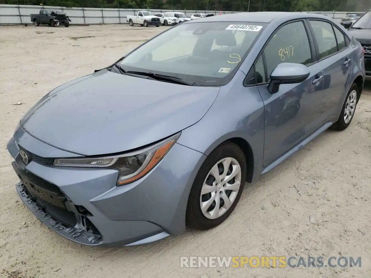 2 Photograph of a damaged car JTDEPMAE9NJ204915 TOYOTA COROLLA 2022