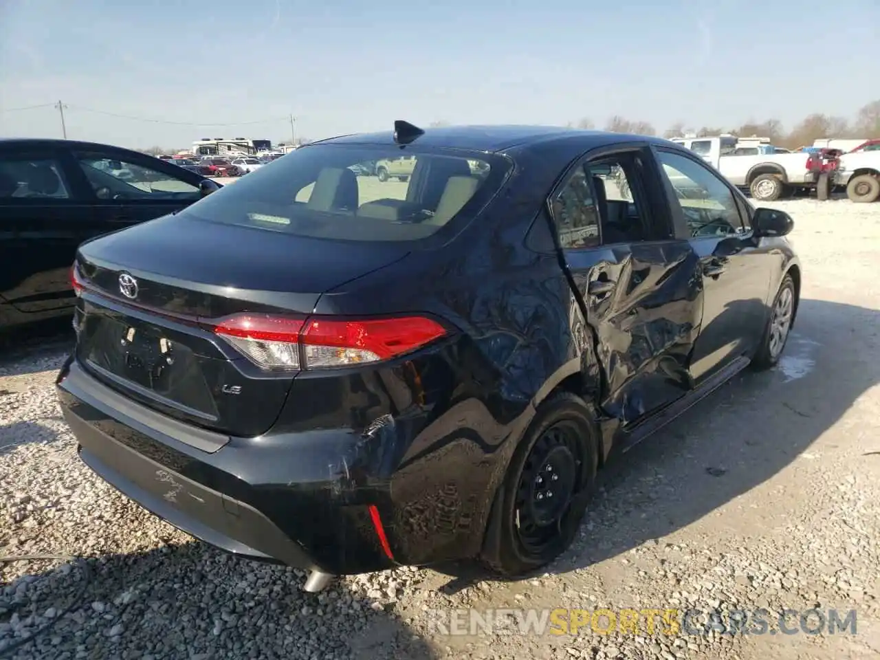 4 Photograph of a damaged car JTDEPMAE9NJ205501 TOYOTA COROLLA 2022