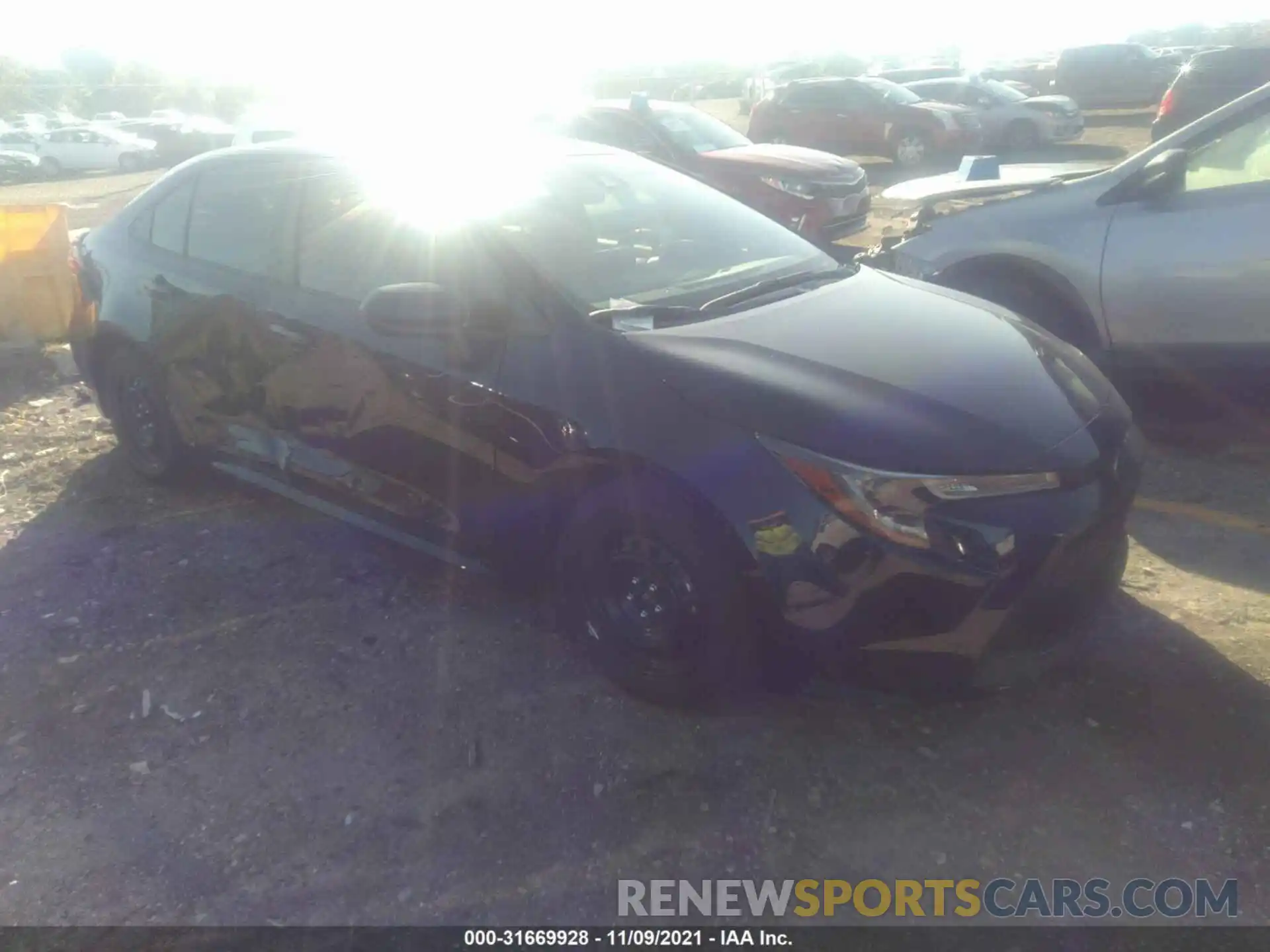 1 Photograph of a damaged car JTDEPMAE9NJ205692 TOYOTA COROLLA 2022