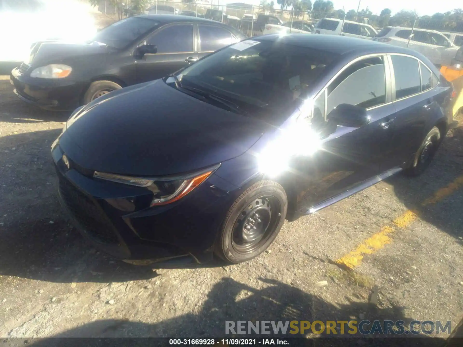 2 Photograph of a damaged car JTDEPMAE9NJ205692 TOYOTA COROLLA 2022