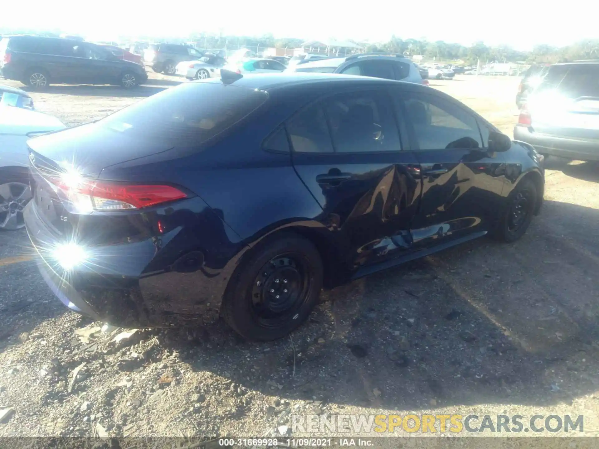 4 Photograph of a damaged car JTDEPMAE9NJ205692 TOYOTA COROLLA 2022