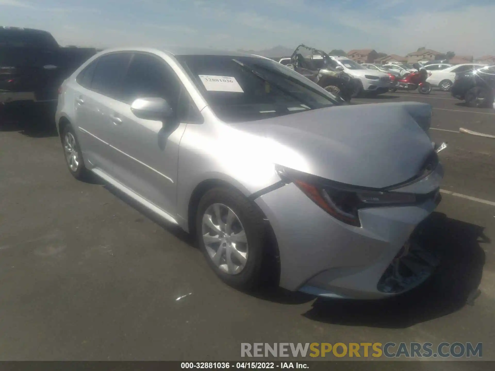 1 Photograph of a damaged car JTDEPMAE9NJ206146 TOYOTA COROLLA 2022