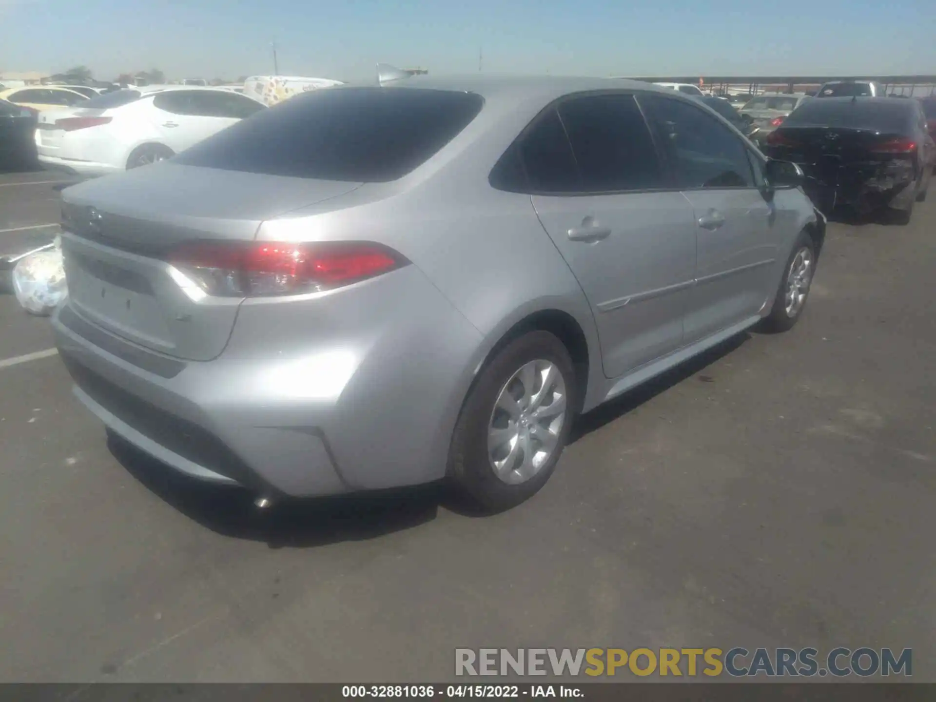 4 Photograph of a damaged car JTDEPMAE9NJ206146 TOYOTA COROLLA 2022