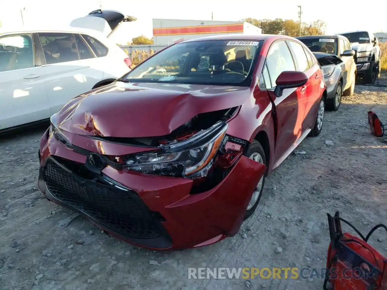 2 Photograph of a damaged car JTDEPMAE9NJ207426 TOYOTA COROLLA 2022