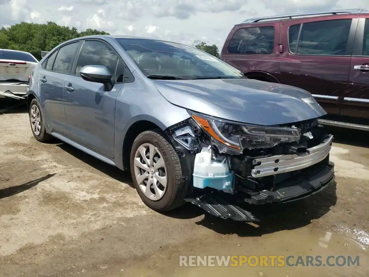 1 Photograph of a damaged car JTDEPMAE9NJ209094 TOYOTA COROLLA 2022