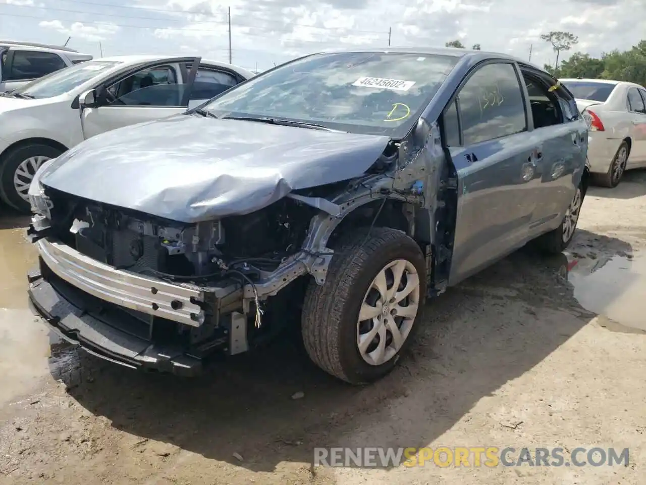 2 Photograph of a damaged car JTDEPMAE9NJ209094 TOYOTA COROLLA 2022