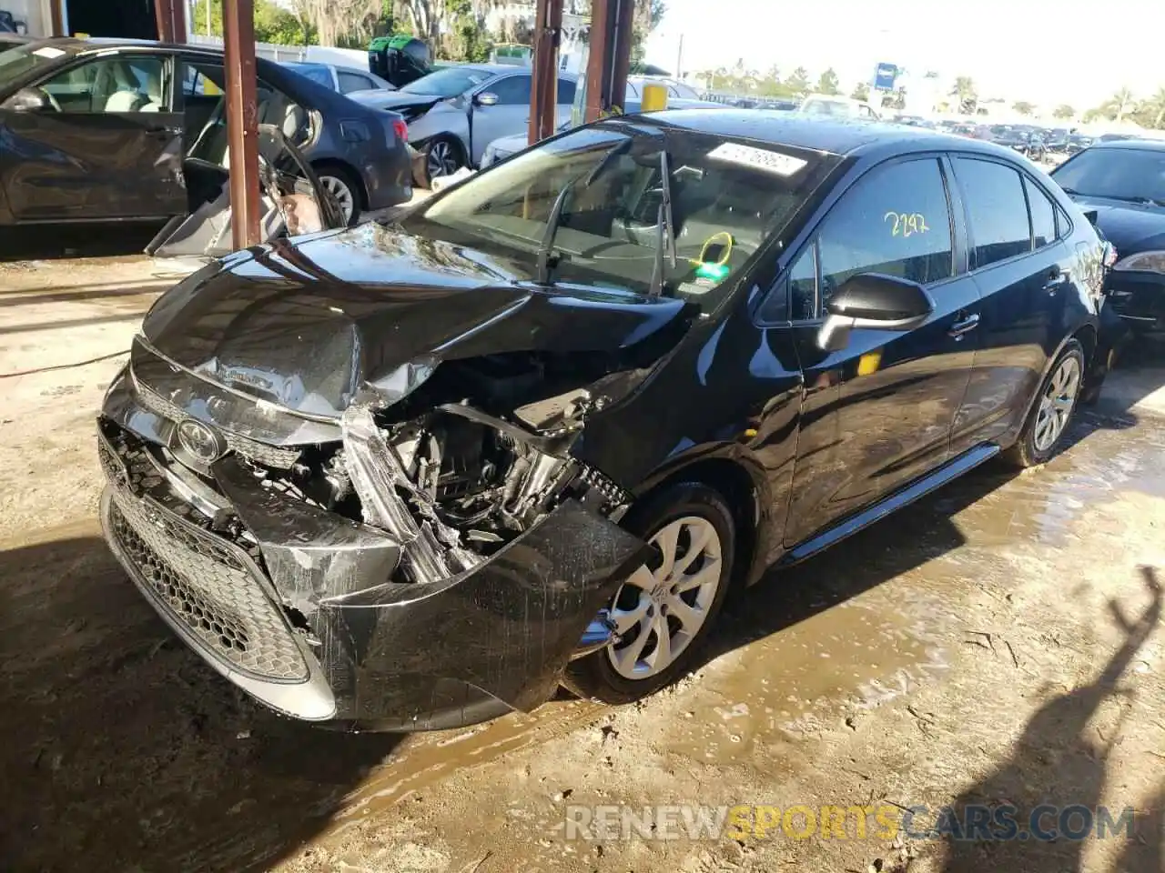 2 Photograph of a damaged car JTDEPMAE9NJ212075 TOYOTA COROLLA 2022