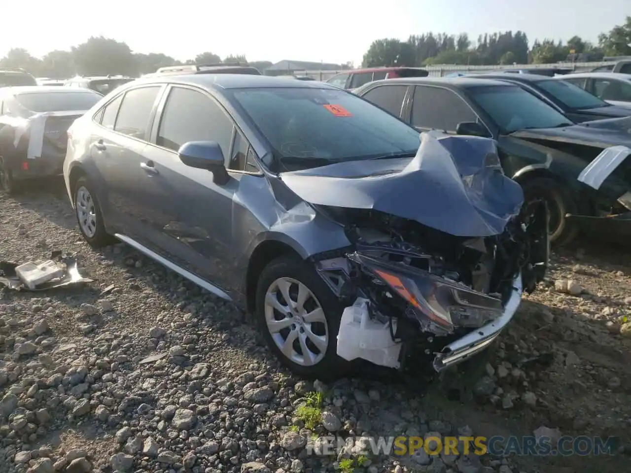 1 Photograph of a damaged car JTDEPMAE9NJ214635 TOYOTA COROLLA 2022