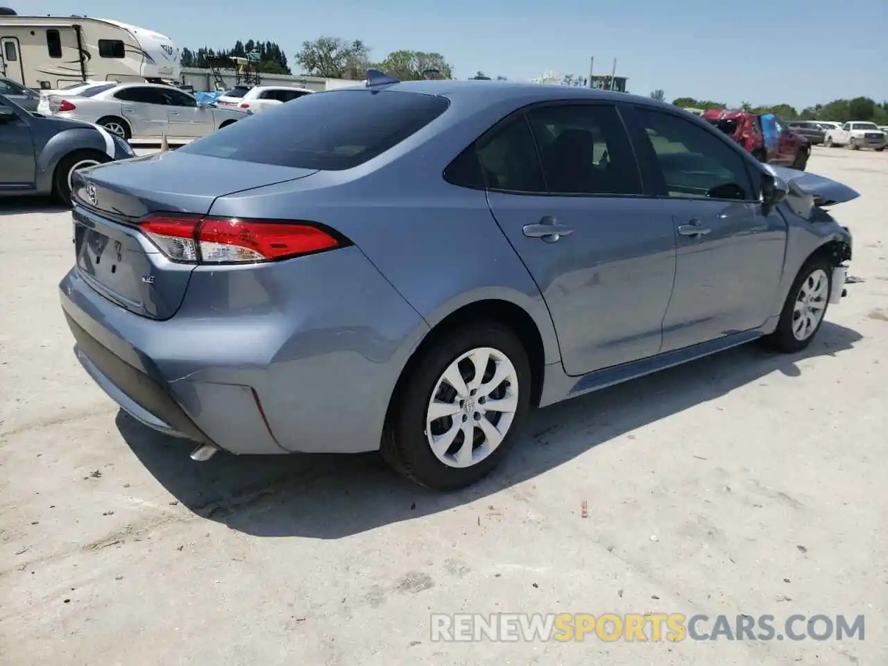 4 Photograph of a damaged car JTDEPMAE9NJ214635 TOYOTA COROLLA 2022