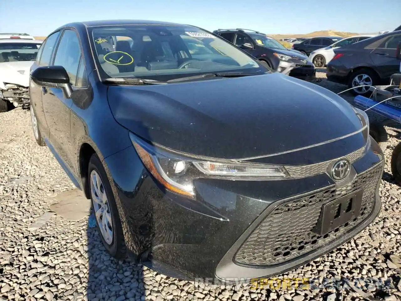 1 Photograph of a damaged car JTDEPMAE9NJ216353 TOYOTA COROLLA 2022