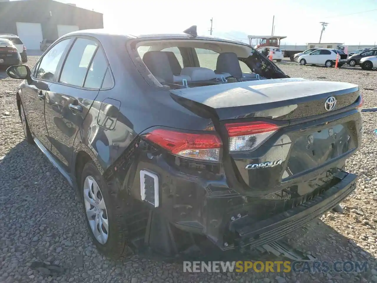 3 Photograph of a damaged car JTDEPMAE9NJ216353 TOYOTA COROLLA 2022