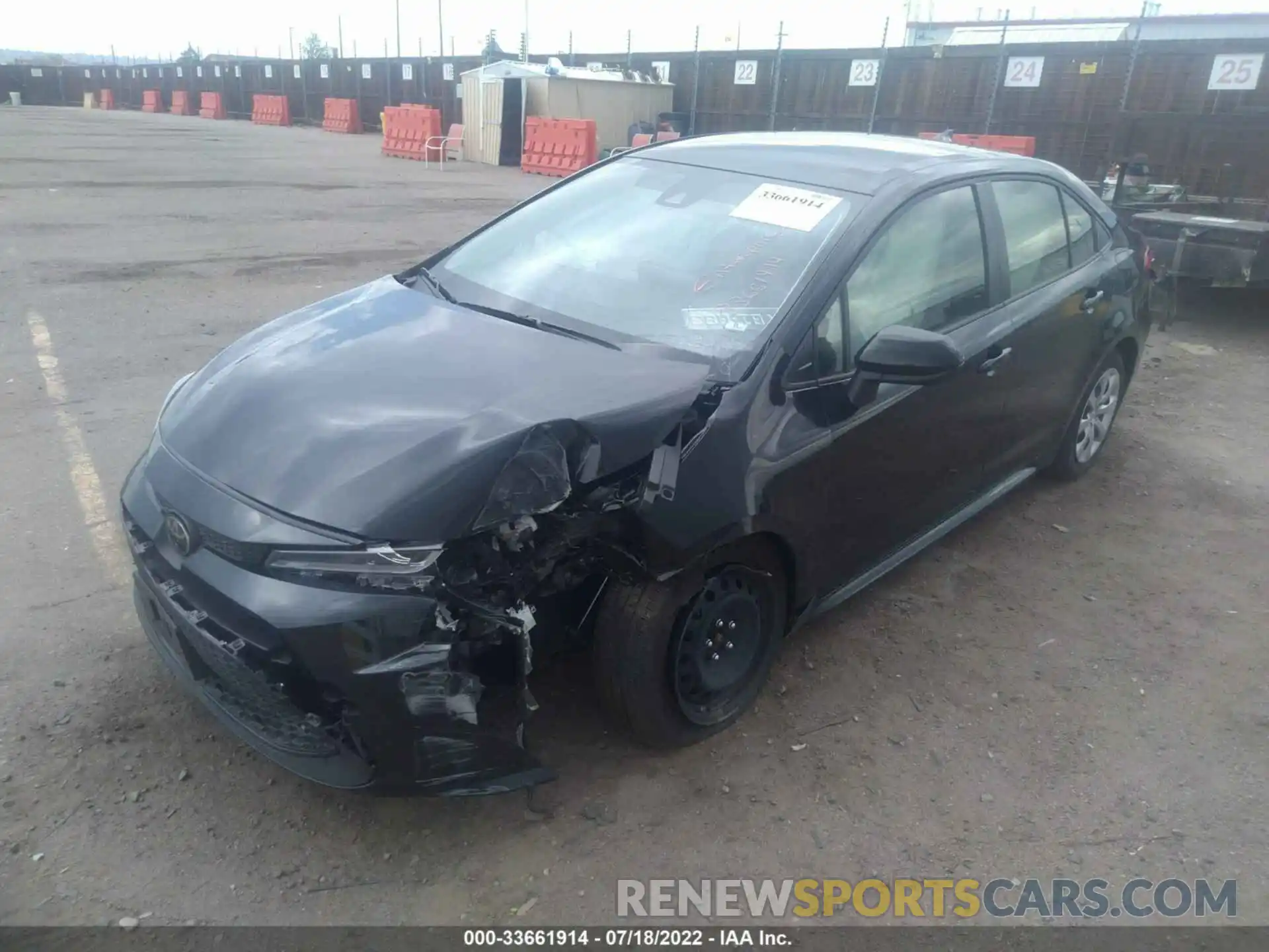 2 Photograph of a damaged car JTDEPMAE9NJ220290 TOYOTA COROLLA 2022