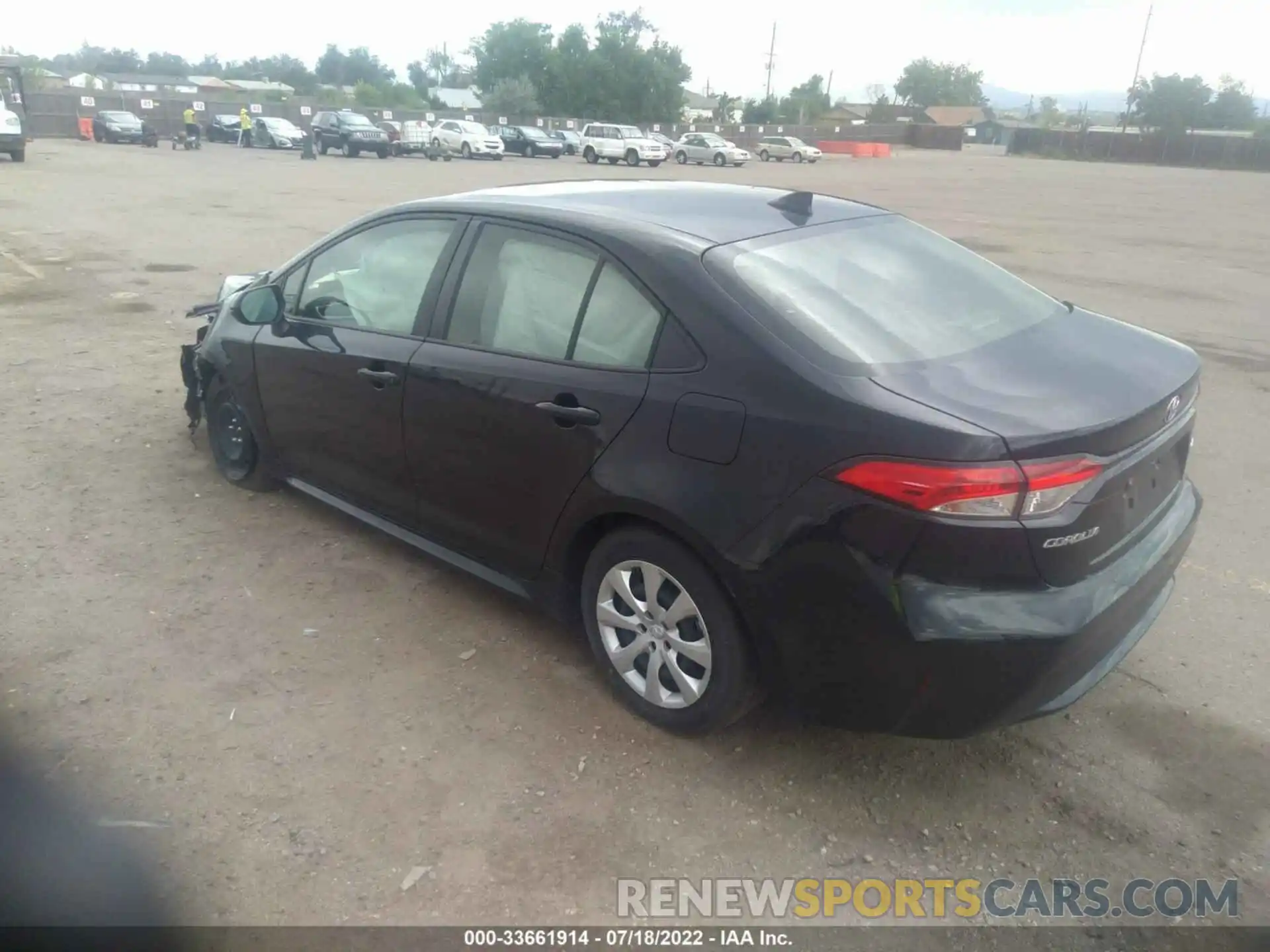 3 Photograph of a damaged car JTDEPMAE9NJ220290 TOYOTA COROLLA 2022