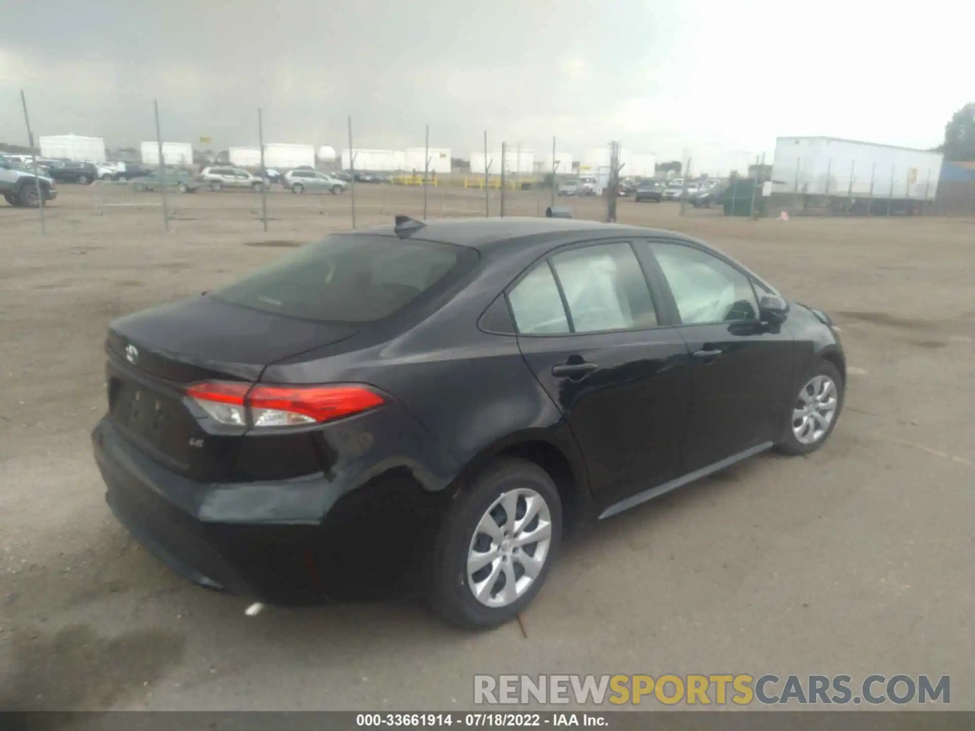 4 Photograph of a damaged car JTDEPMAE9NJ220290 TOYOTA COROLLA 2022