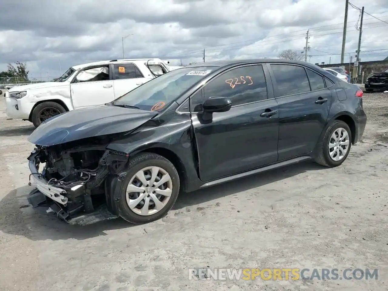 1 Photograph of a damaged car JTDEPMAE9NJ227109 TOYOTA COROLLA 2022