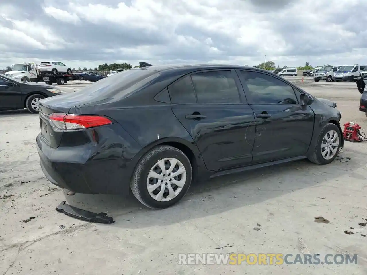 3 Photograph of a damaged car JTDEPMAE9NJ227109 TOYOTA COROLLA 2022