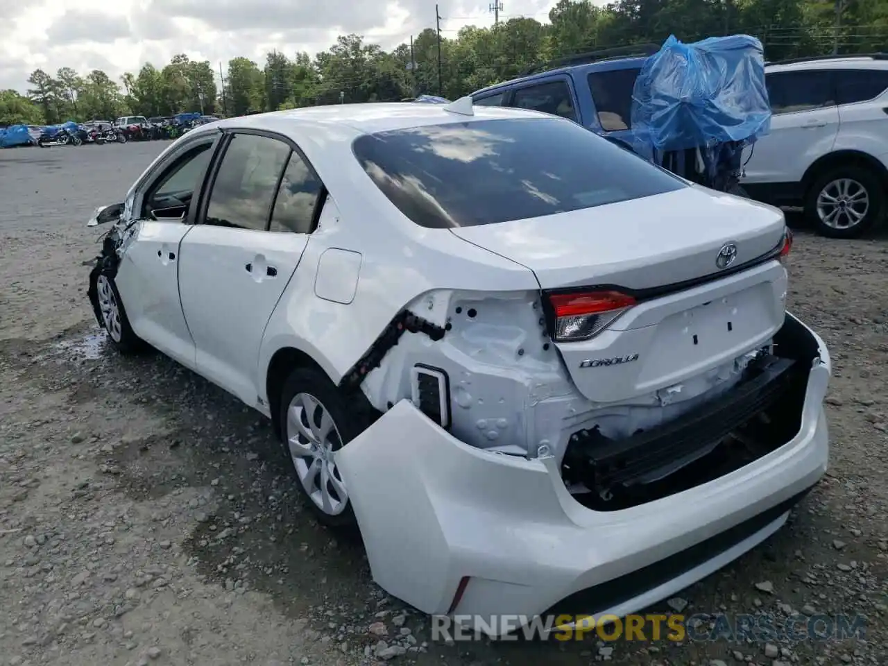 3 Photograph of a damaged car JTDEPMAEXN3001195 TOYOTA COROLLA 2022