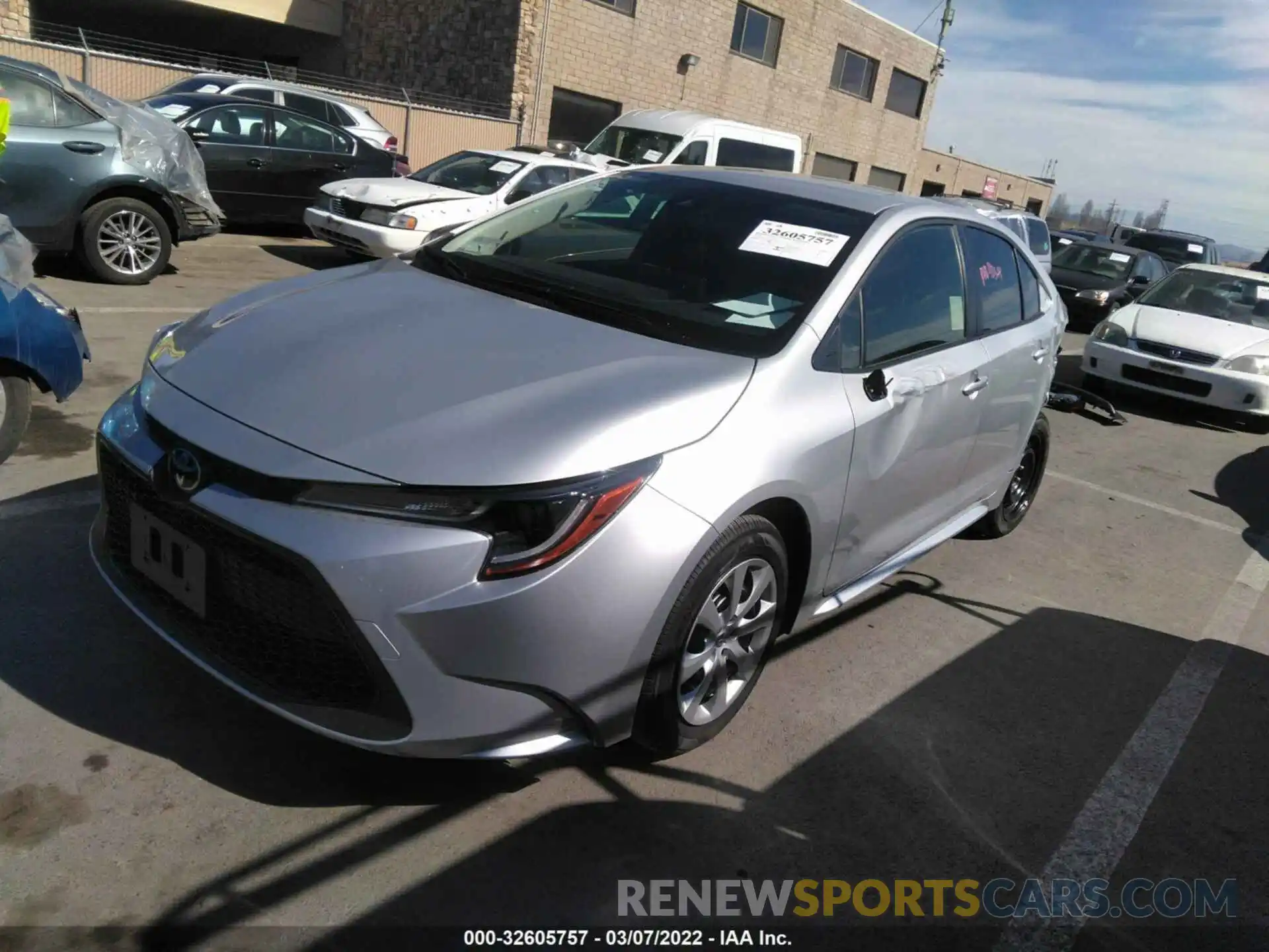 2 Photograph of a damaged car JTDEPMAEXN3006624 TOYOTA COROLLA 2022