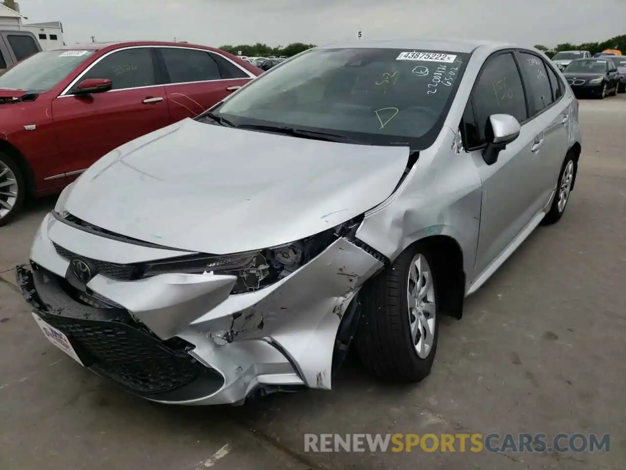 2 Photograph of a damaged car JTDEPMAEXN3008552 TOYOTA COROLLA 2022