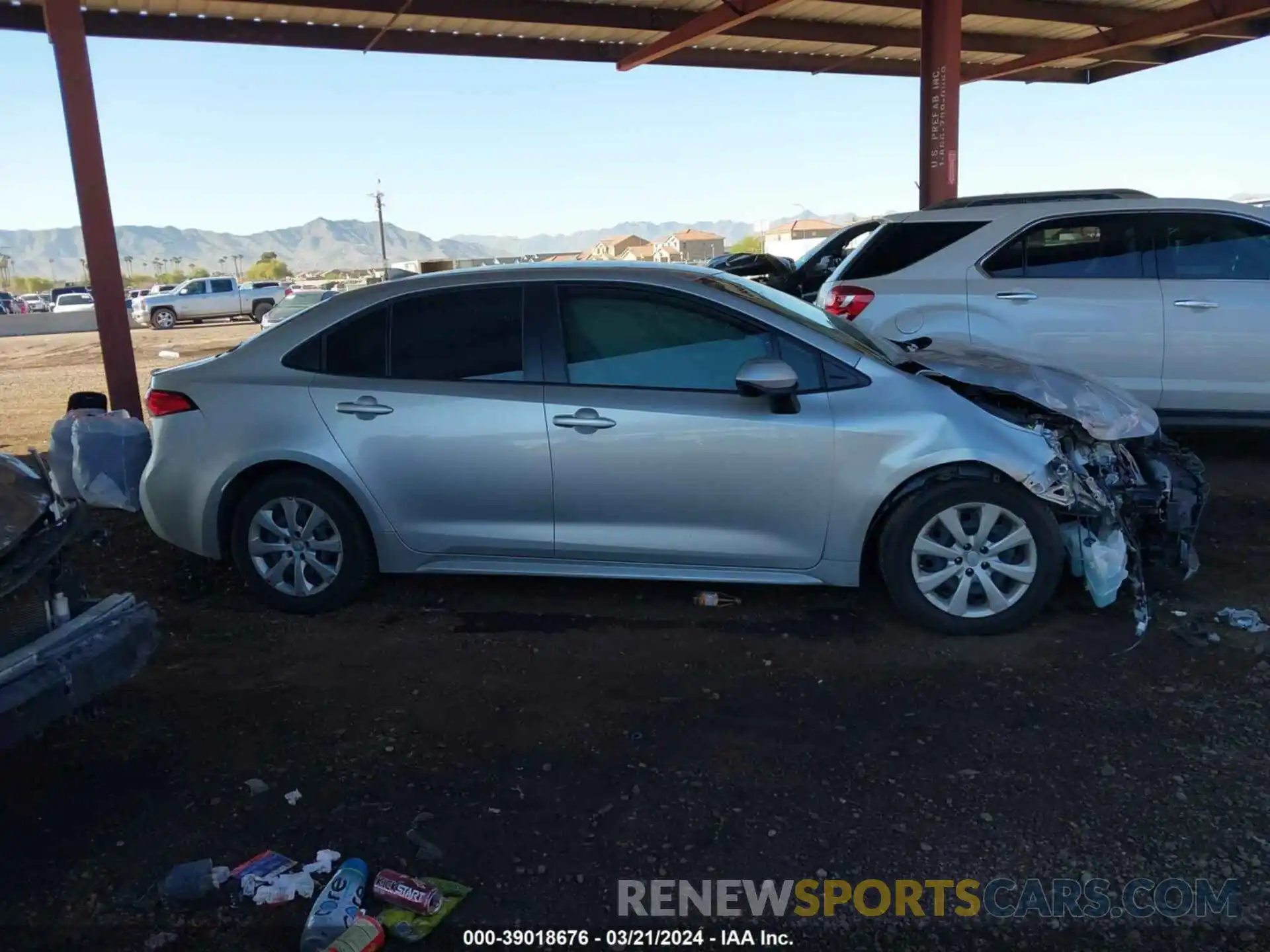 13 Photograph of a damaged car JTDEPMAEXN3032575 TOYOTA COROLLA 2022