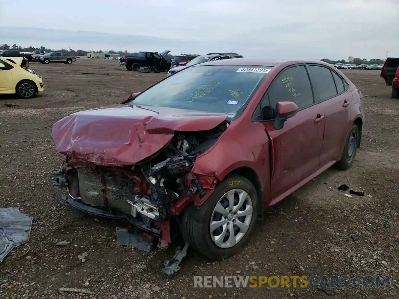 2 Photograph of a damaged car JTDEPMAEXNJ191169 TOYOTA COROLLA 2022