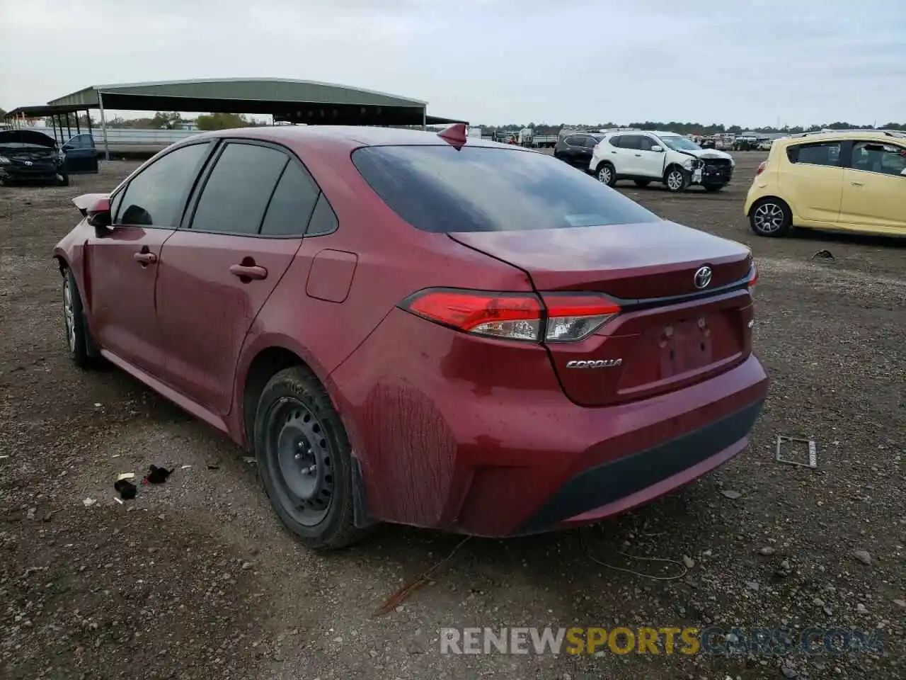 3 Photograph of a damaged car JTDEPMAEXNJ191169 TOYOTA COROLLA 2022